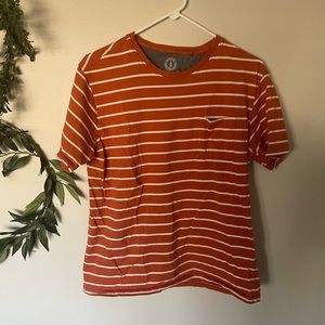 Orange Striped Shirt